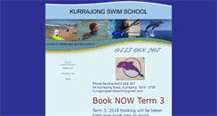 Desktop Screenshot of kurrajongswimschool.com
